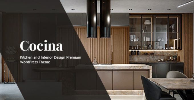 Cocina - Kitchen and Interior Design WordPress Theme