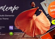 Contempo - Dance School WordPress Theme