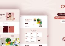 Copr - One Page Personal Portfolio, CV and Resume WordPress Theme