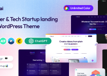 Dexai - AI Writer & Tech Startup WordPress Theme