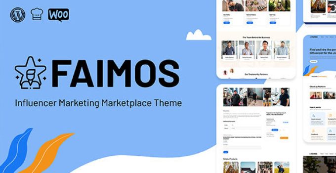 Faimos - Influencer Marketing Marketplace Theme