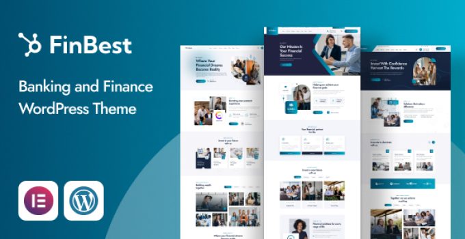 Finbest - Banking and Finance WordPress Theme