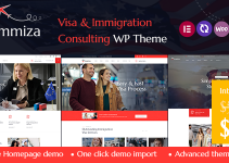 Immiza - Immigration Visa Consulting WordPress Theme