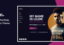 Lilon – Personal Portfolio WordPress Theme