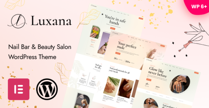 Luxana - Nail Bar & Beauty Salon WordPress Theme