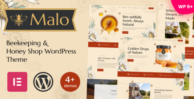 Malo - Beekeeping & Honey Shop WordPress Theme