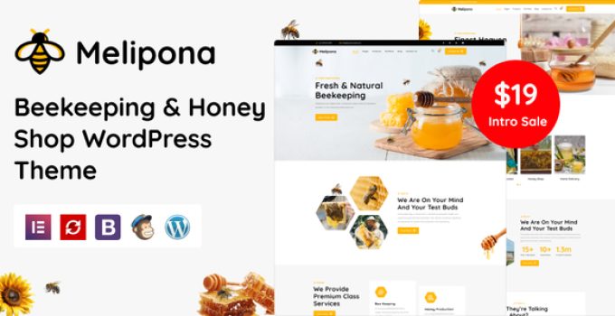 Melipona - Beekeeping and Honey Shop WordPress Theme