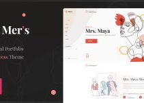 Mer's - Personal Portfolio WordPress Theme