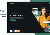 Morphy – Personal Portfolio WordPress Theme