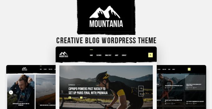 Mountania - Creative Blog WordPress Theme