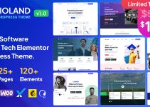 Nioland - SaaS & Software Startup Tech WordPress Theme