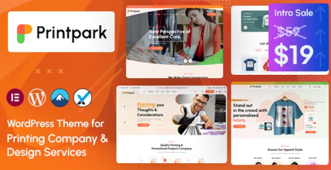 PrintPark - Printing Company & Design Services WordPress Theme