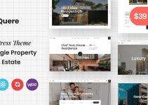 Quere - Real Estate & Apartments WordPress Theme