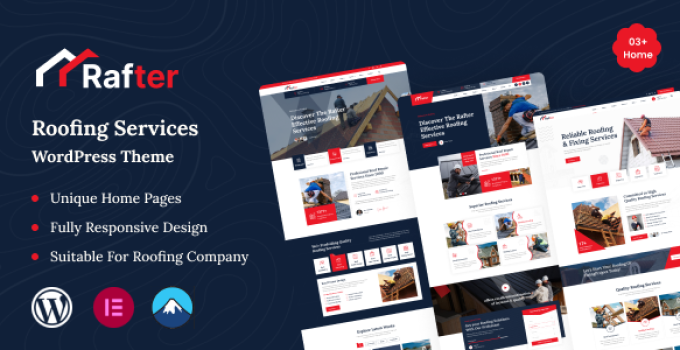 Rafter – Roofing Services WordPress Theme