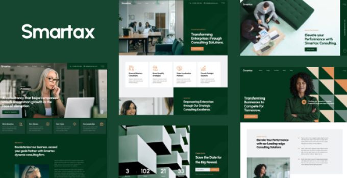 Smartax - Business Consulting WordPress Theme