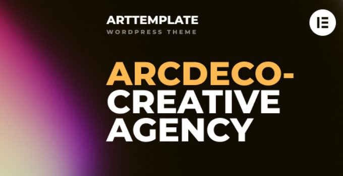 Arcdeco – Creative Agency WordPress Theme