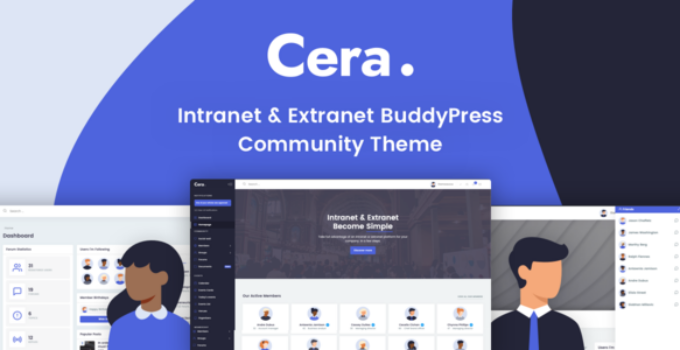 Cera - Intranet Document Sharing, Community Knowledge Base & E-learning Theme