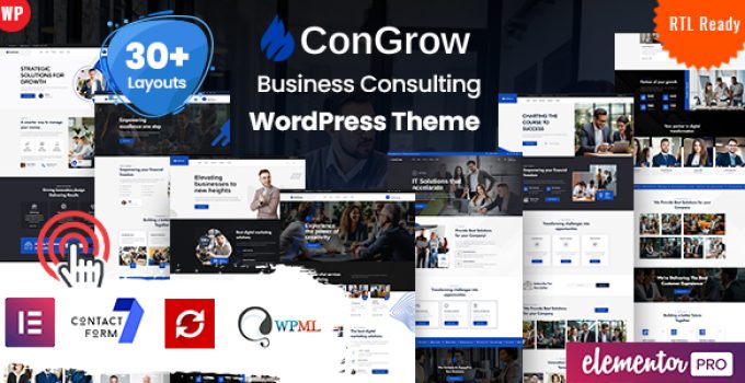 Congrow - Business Consulting WordPress Theme