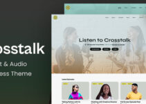 Crosstalk - Podcast & Audio WordPress Theme