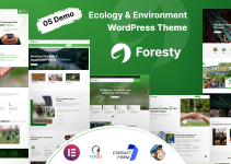 Foresty - Ecology & Environment WordPress Theme