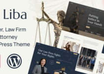 Liba - Lawyer, Law Firm and Attorney WordPress Theme