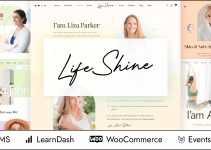Lifeshine - Coaching Online Courses WordPress Theme