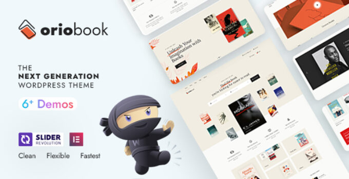 Oriobook – Book Store WooCommerce Theme