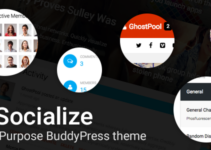 Socialize: Multi-Purpose BuddyPress Theme