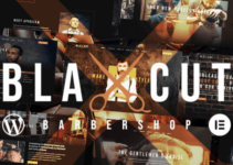 Blaxcut - Barbershop & Hair Salon WordPress Theme