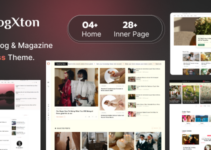 Blogxton - Modern Blog & Magazine WordPress Theme