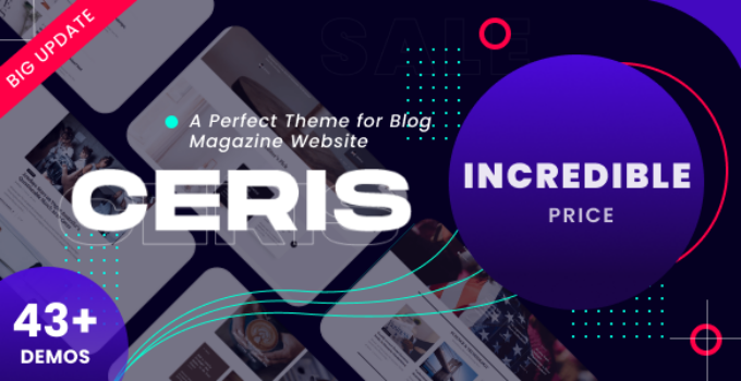 Ceris - Ecommerce Magazine WordPress Theme