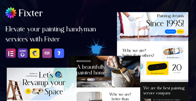 Fixter - Painting Services & Handyman Industry WordPress Theme