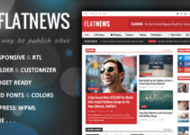 FlatNews – Responsive Magazine WordPress Theme