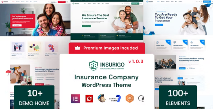 Insurigo - Insurance WordPress Theme