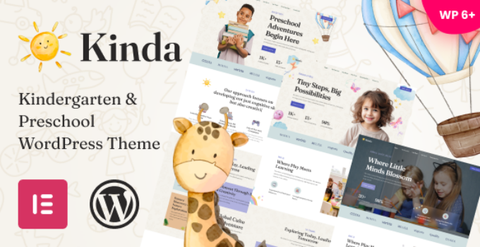 Kinda - Kindergarten & Preschool WordPress Theme