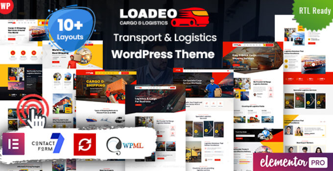 Loadeo - Transport & Logistics WordPress Theme
