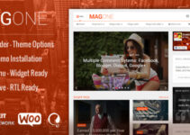 MagOne -­ Responsive Magazine & News WordPress Theme