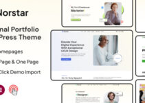 Norstar - Personal Portfolio WordPress Theme