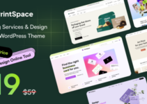 PrintSpace - Printing Services & Design Online WooCommerce WordPress theme