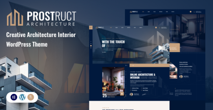 Prostruct - Architecture and Interior Design WordPress Theme