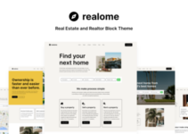 Realome - Real Estate and Realtor Block Theme