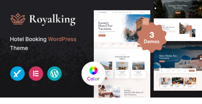 Royalking - Hotel Booking WordPress Theme
