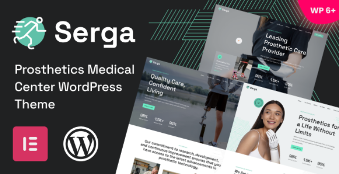 Serga - Prosthetics Medical Center WordPress Theme