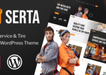 Serta - Auto Service & Tire Repair WordPress Theme
