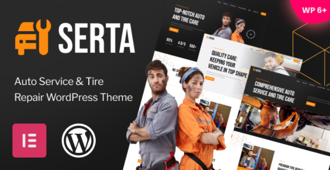 Serta - Auto Service & Tire Repair WordPress Theme
