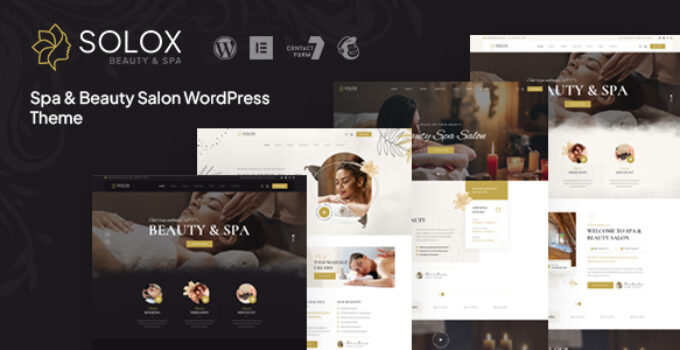 Solox - Spa & Beauty WordPress Theme