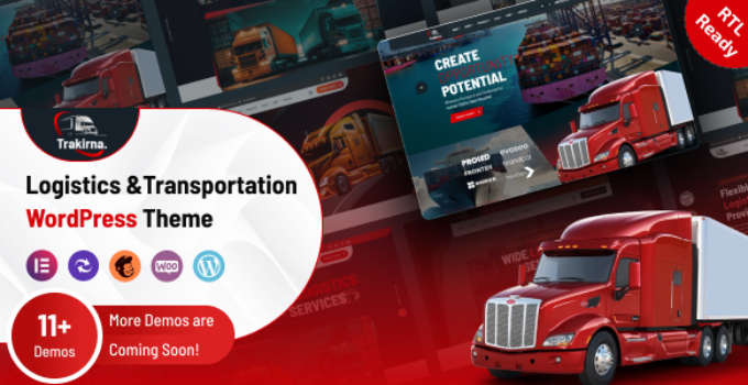 Trakirna - Transportation & Logistics WordPress Theme