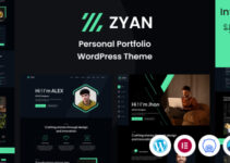 Zyan - Personal Portfolio WordPress Theme