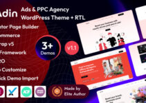 Adin - Advertising & PPC Agency WordPress Theme