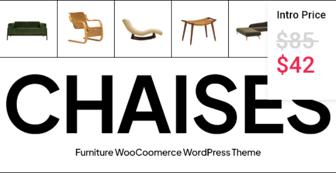 Chaises - Furniture WooCommerce WordPress Theme